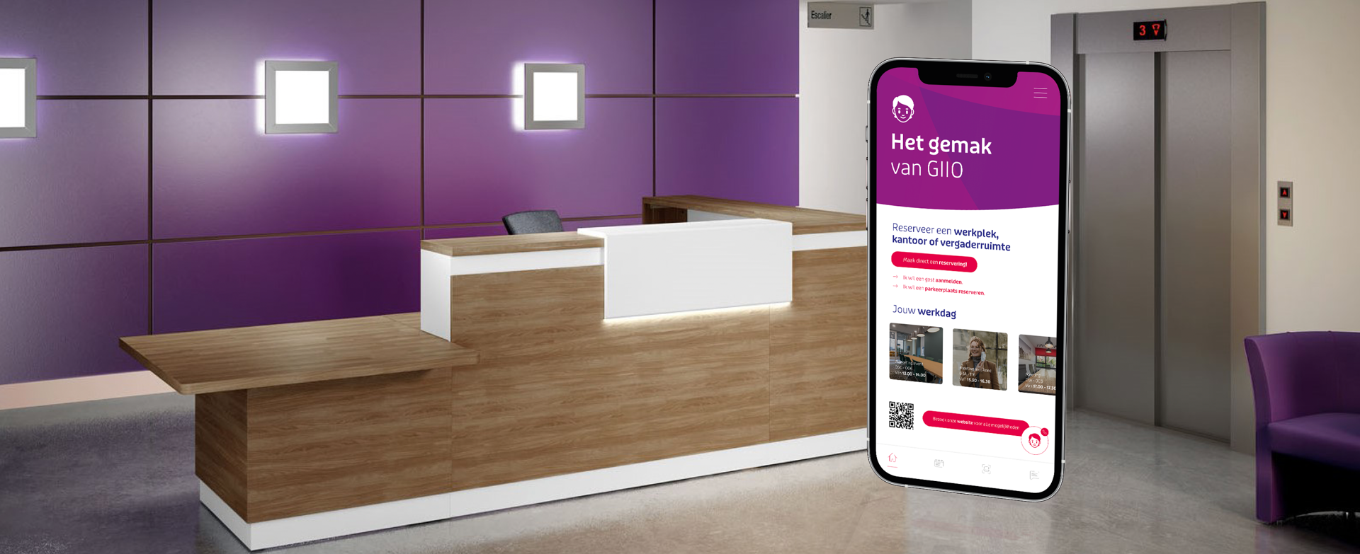 GIIO Facility app bij de frontdesk