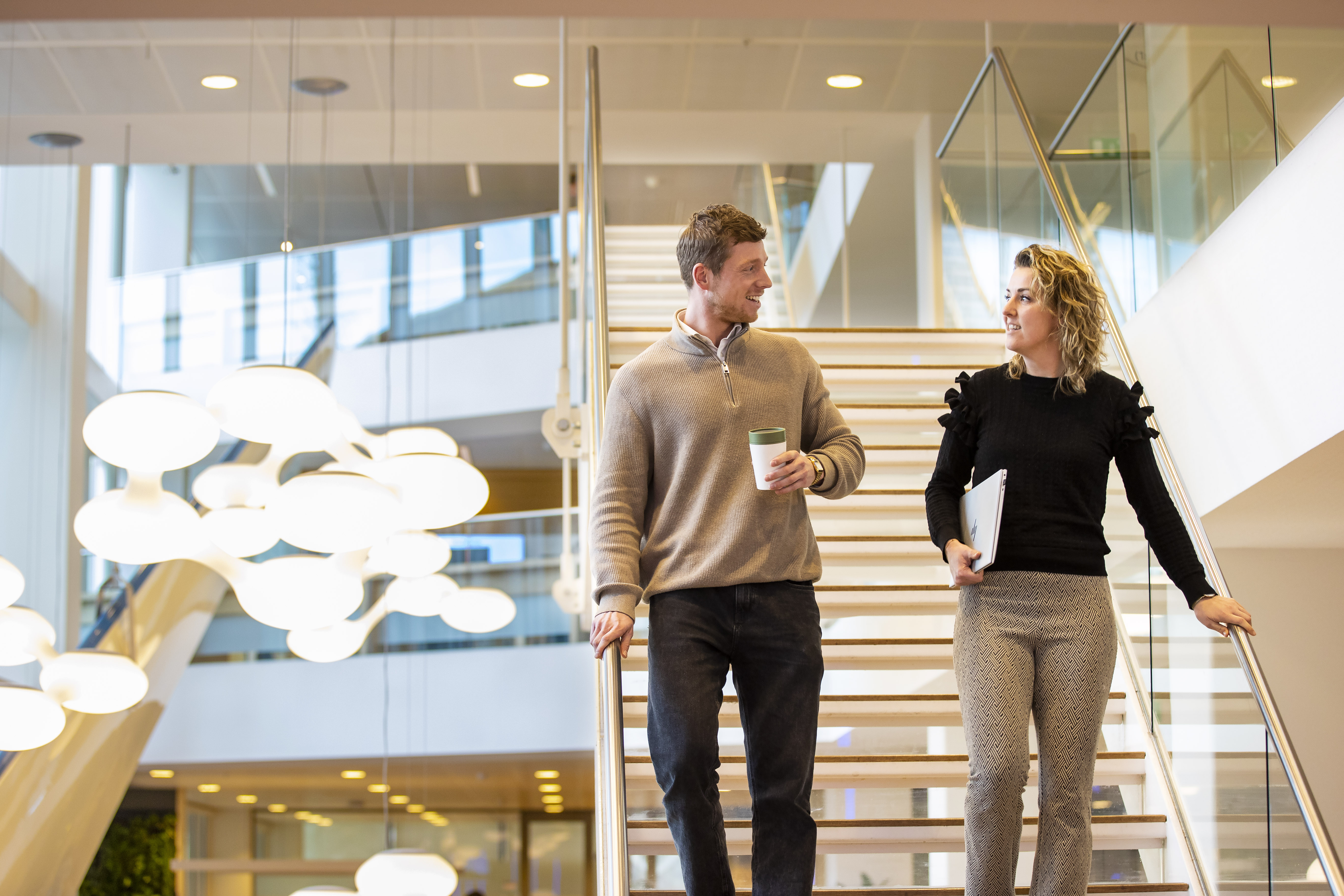 Lopen in een duurzame facility omgeving
