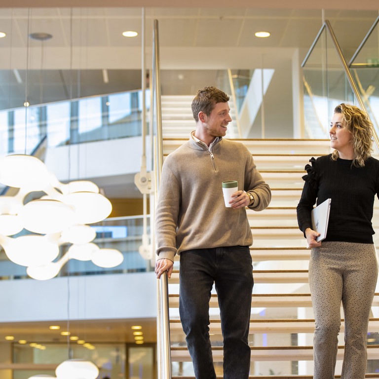 Lopen in een duurzame facility omgeving