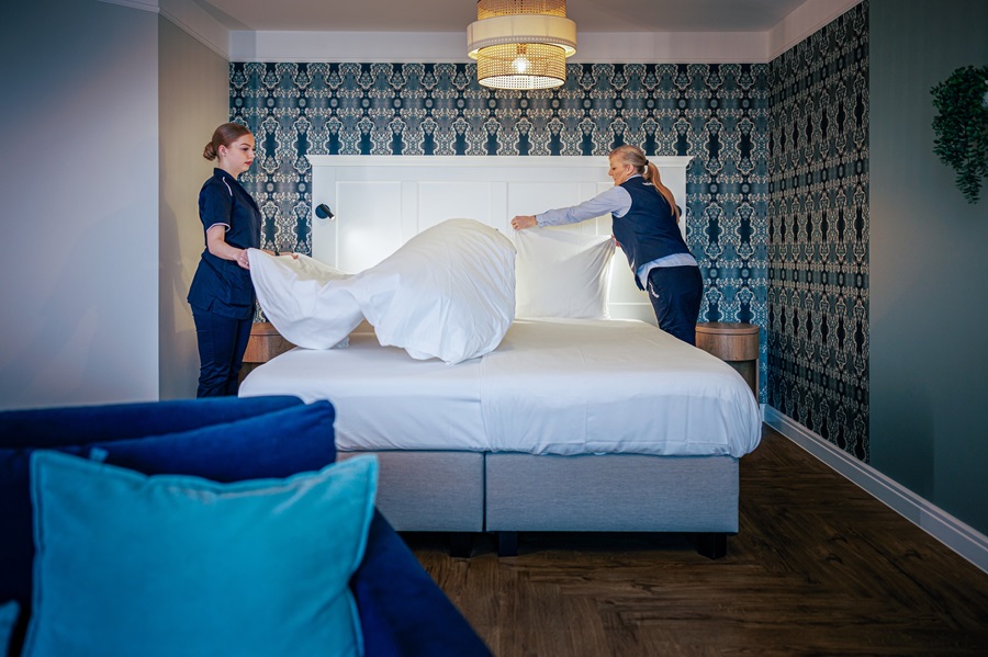 Verblijfsrecreatie Hotel Schoonmaken Hoofdfoto