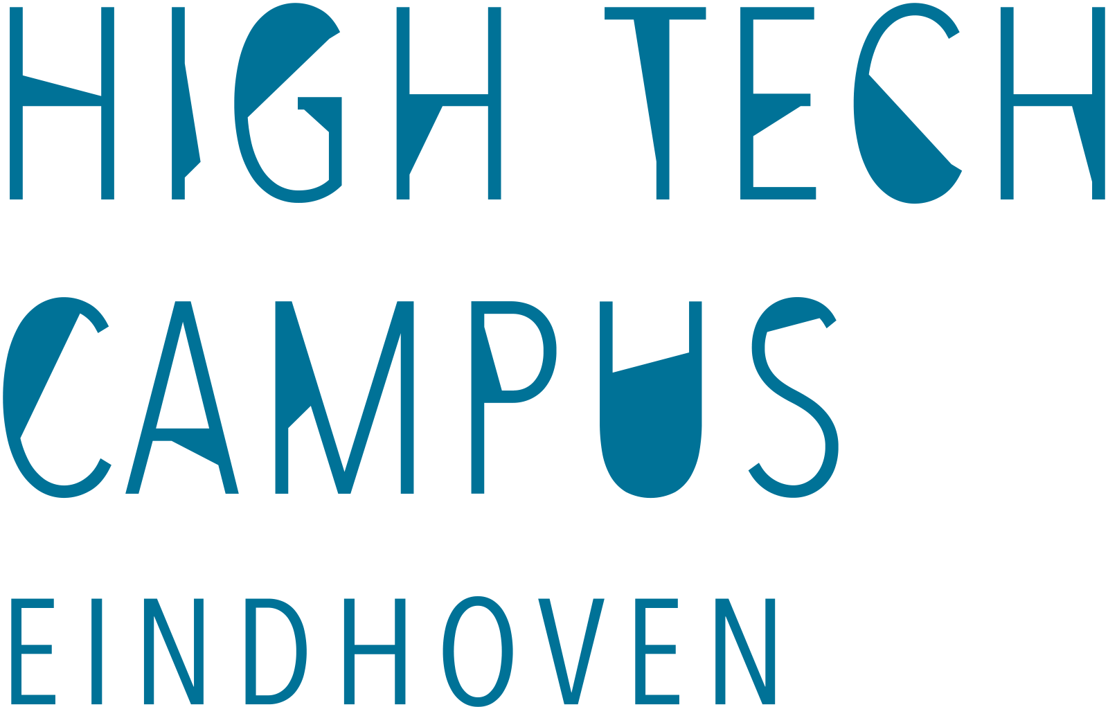 Logo High Tech Campus 3 Regels Png