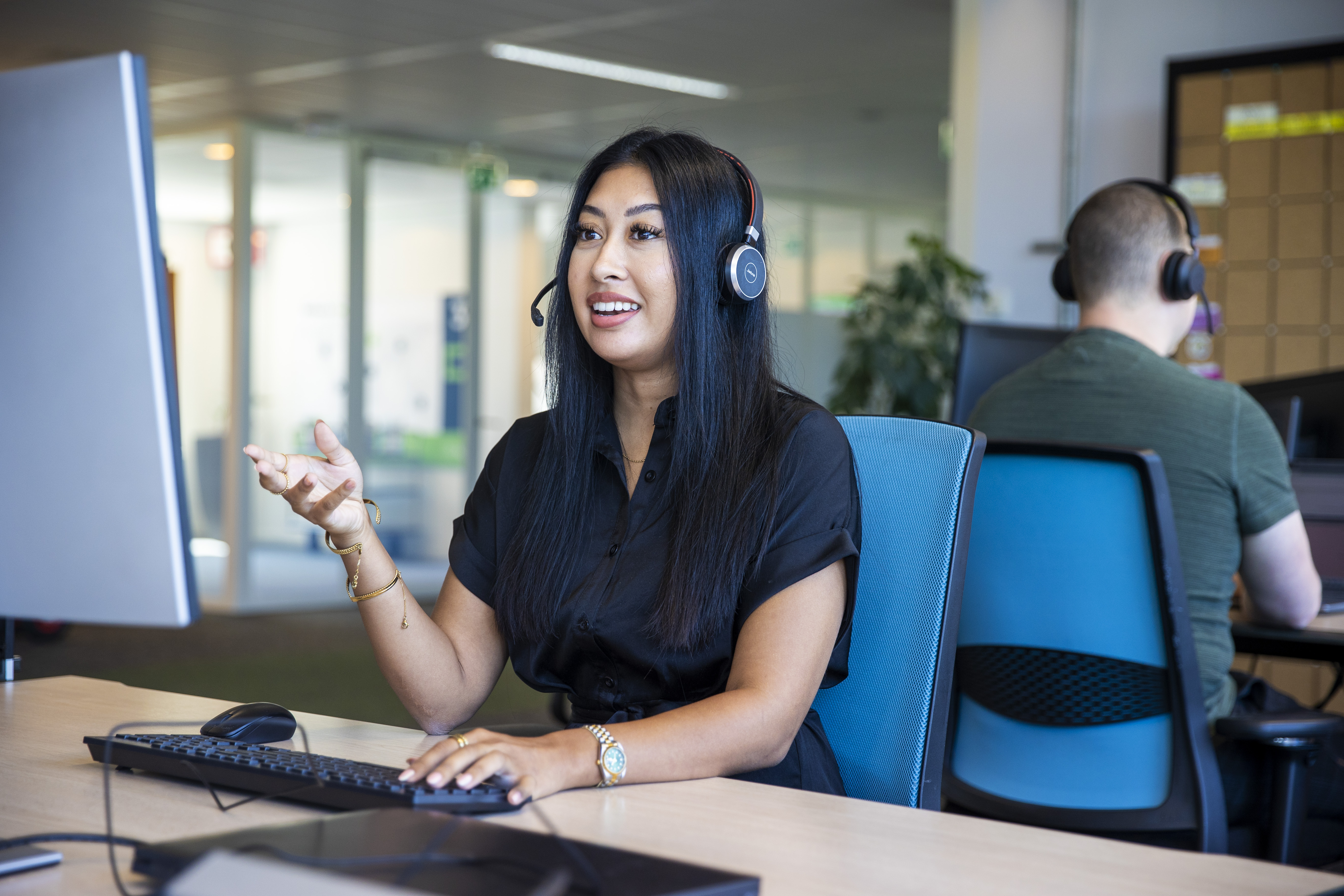 Bespreken probleem op servicedesk
