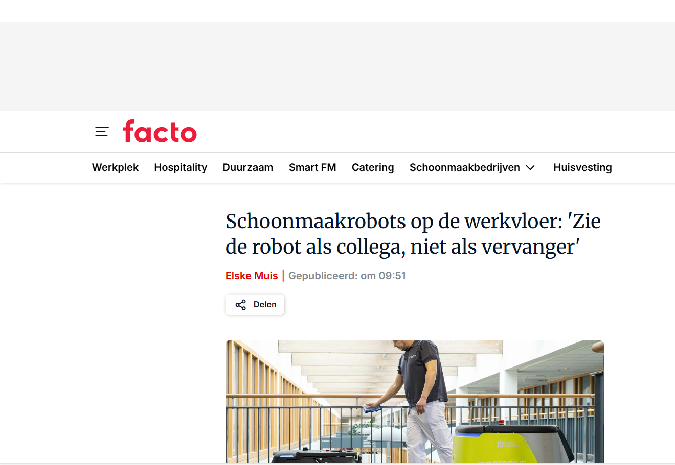 Facto Item Schoonmaakrobots