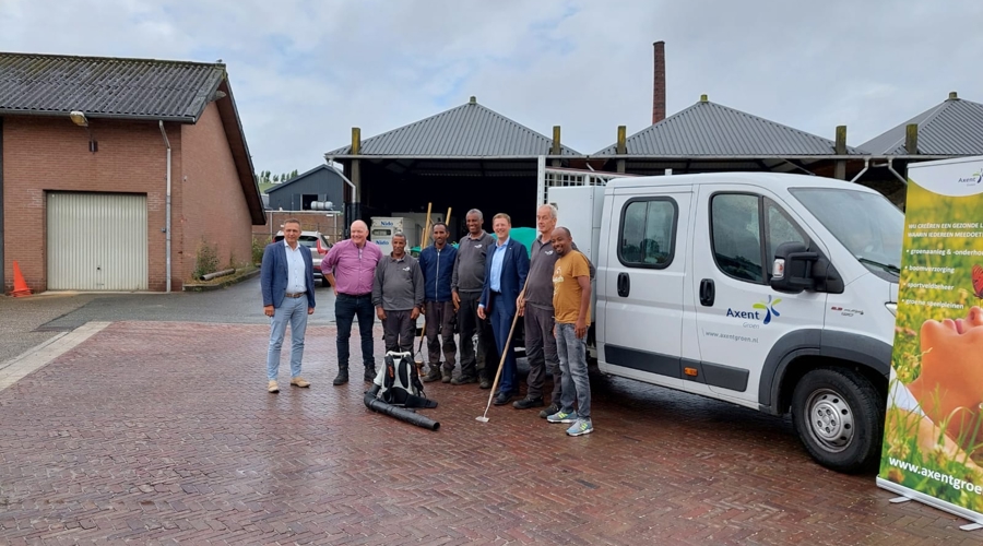 Statushouders Vebego Groen iedereen doet mee participatie inclusiviteit