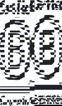 B Corp Logo Black CMYK Full