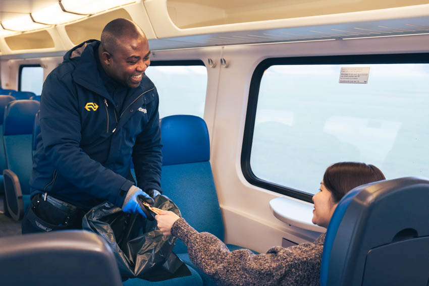 Trein Careontrack Afvalgehalveerd