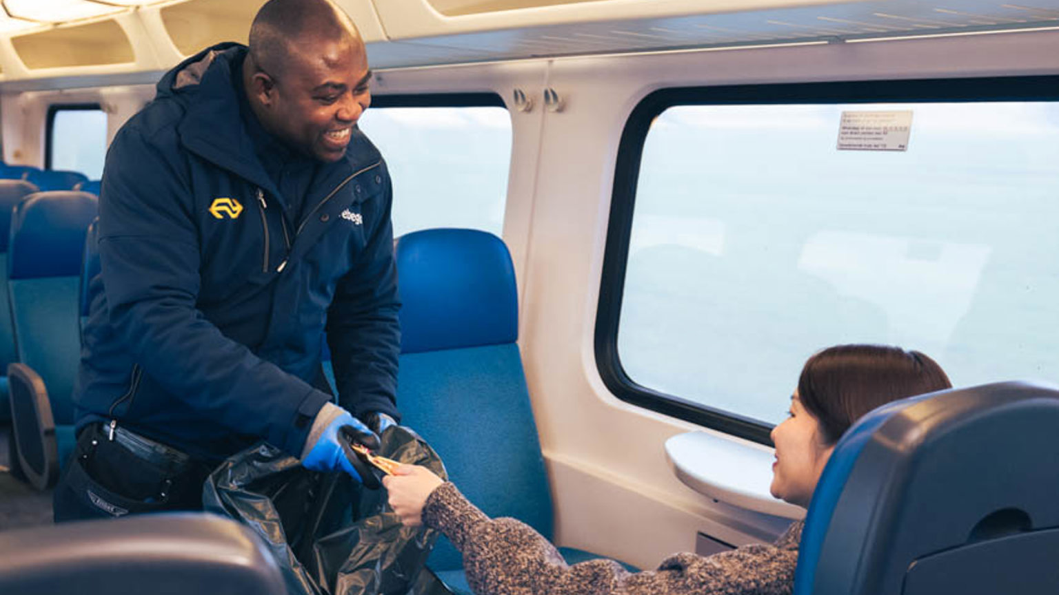 Trein Careontrack Afvalgehalveerd