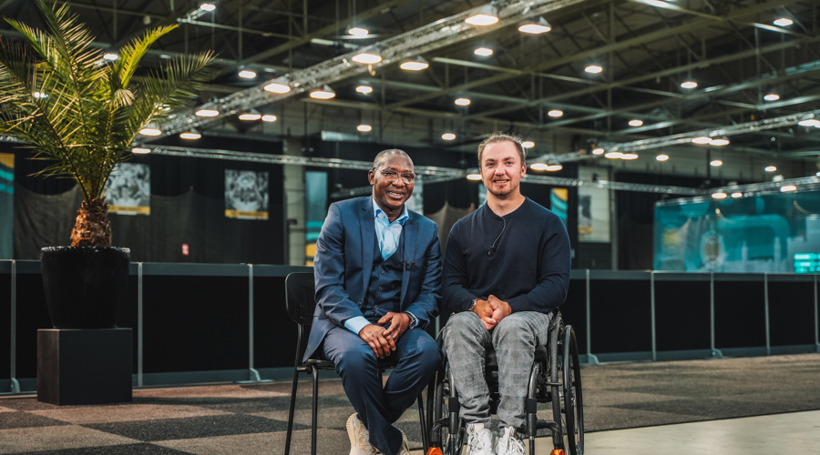 Kissi met Sam Schröder op ABN AMRO OPEN 2024 Rotterdam Ahoy