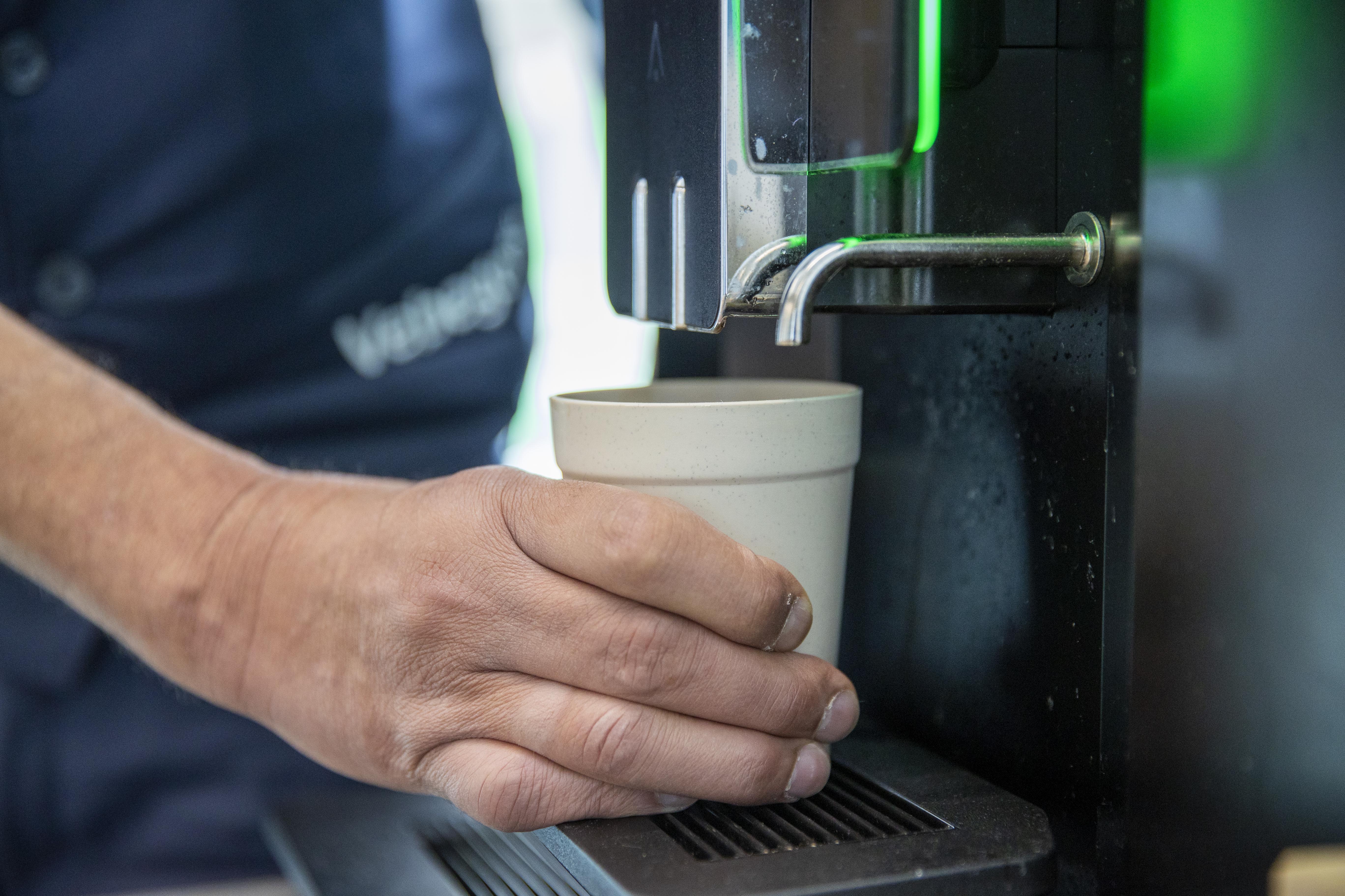 Koffie Maken Recyclebaar Beker